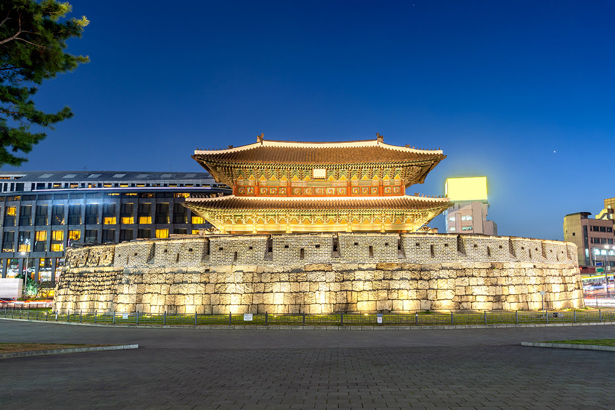 首尔的标志性建筑物图片