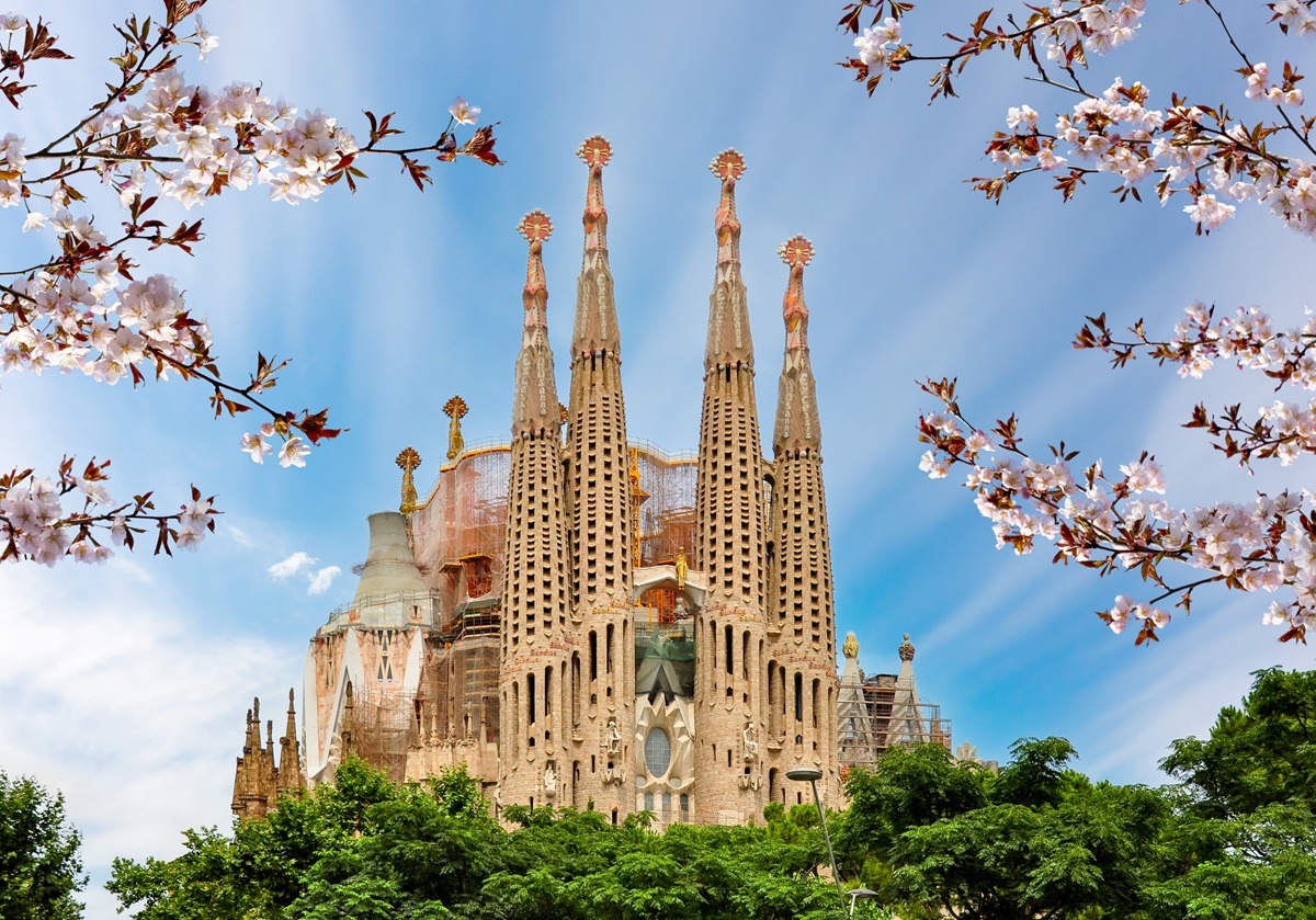 La Sagrada Familia, Barcelona, Spanien