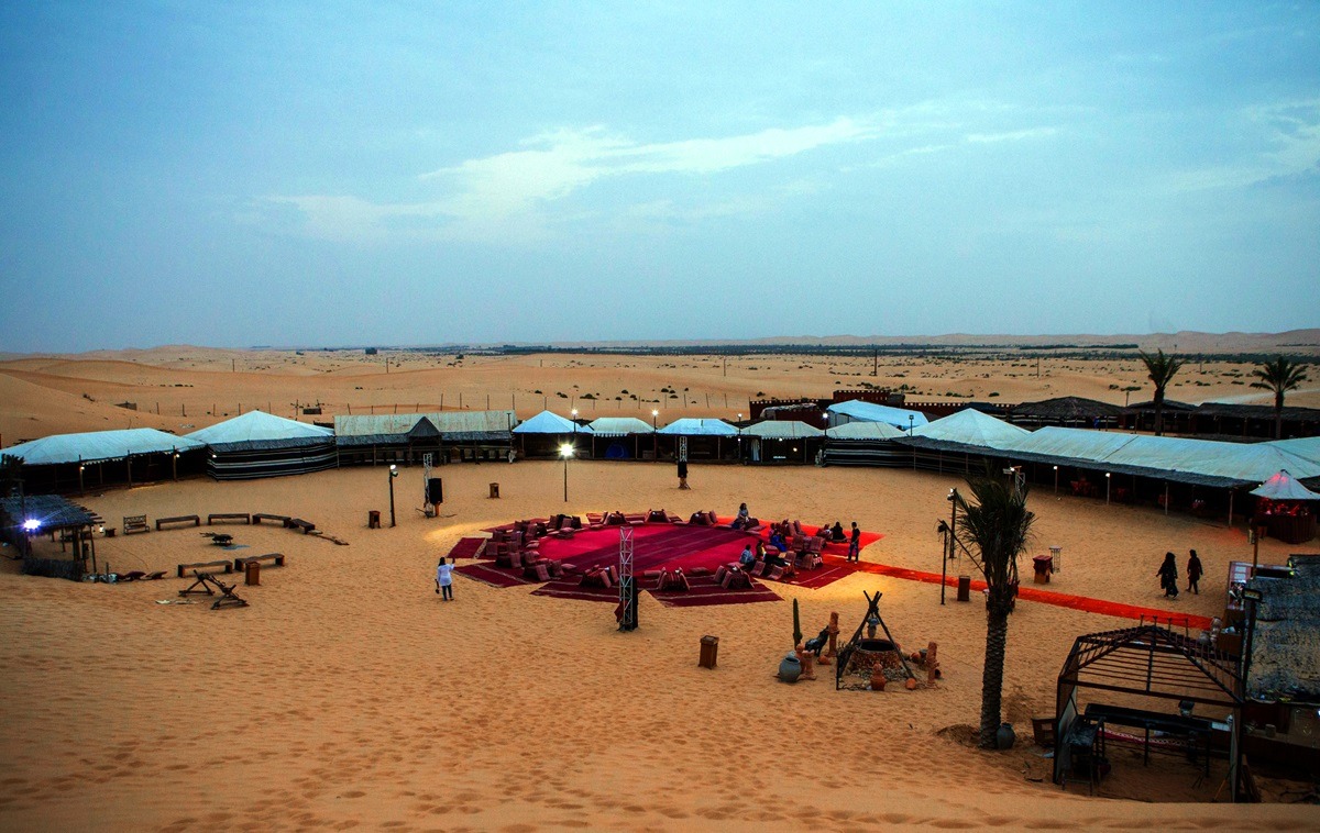Desert safari in Abu Dhabi, UAE